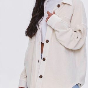 Forever 21 Cream Shacket